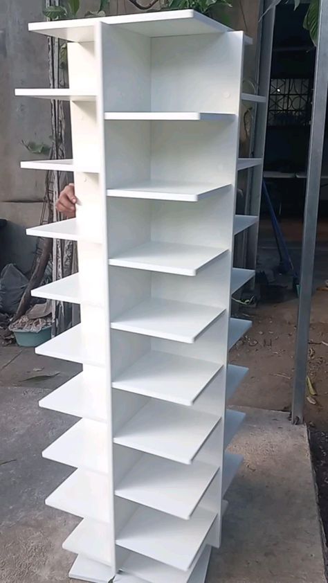 Shoes Shelf Design, Book Shop Interior Design, Shoe Shop Interior Design, Shoe Rack Ideas Bedroom, Diy Shoe Organizer, Shoe Shelf Diy, Wardrobe Unit, Shoe Shelf In Closet, Shoe Rack Design