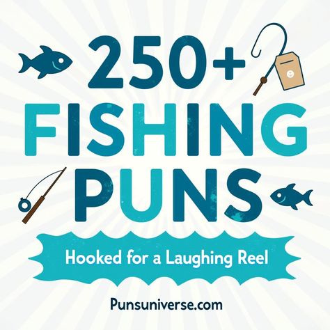 Reel in the fun with our "250+ Fishing Puns Hooked for a Laughing Reel" compilation! 🎣 Whether you’re castin’ out a line or just fishin’ for giggles, these puns are sure to make waves in your humor pond. Perfect for anglers with a sense of humor and anyone who loves a fin-tastic laugh, these puns are a catch of the day! Dive deep and explore our ocean of wordplay that'll have you hooked. Throw boring jokes overboard and sail into a sea of laughter! 🌊  #FishingFun #ReelLaughs #HookedOnPuns #FishingJokes #puns #AnglerHumor #FishingLife #PunLovers Fishing Puns For Boyfriend, Fishing Pick Up Lines, Fishing Puns Funny, Ice Fishing Humor, Fishing Puns, Candle Puns, Boat Puns, Pumpkin Puns, Fish Puns