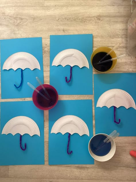 Spring Rain Activities For Preschool, Rainy Day Theme Preschool, Rainy Weather Activities Preschool, Spring Weather Activities For Toddlers, Weather Theme Art Preschool, Activities About Weather For Preschool, April Science Activities For Preschool, Seasons And Weather Preschool Activities, All About Weather Preschool