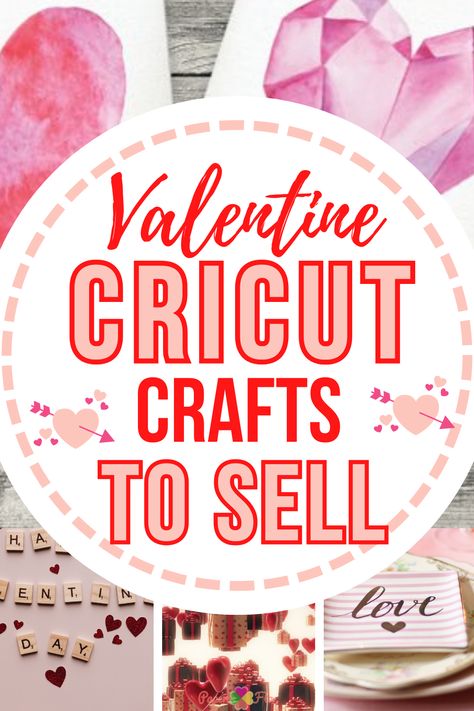 Turn your Valentine's Day enthusiasm into profit with these unique Cricut craft ideas. Designed for adults, these crafts are not only fun to make but also perfect for selling. Explore a range of charming and innovative designs that customers will love. Valentines Day Card Ideas For Teachers, Cricket Paper Projects, Unique Diy Valentines Gifts, Cricket Valentines Ideas Kids, Valentines Projects To Sell, Valentines Arts And Crafts For Adults, Valentines Gifts To Make And Sell, Valentines Day Selling Ideas, February Craft Ideas For Adults