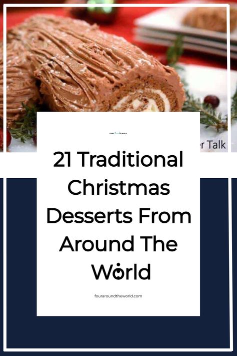 Discover some of the most delicious traditional Christmas desserts from around the world to bring international flavours to your next festive feast. Cakes From Around The World, Desserts From Around The World Recipes, Eastern European Recipes Desserts, Dessert Recipes From Around The World, Dessert From Around The World, International Christmas Desserts, Christmas Recipes From Around The World, Christmas Desserts From Around The World, International Recipes Dessert