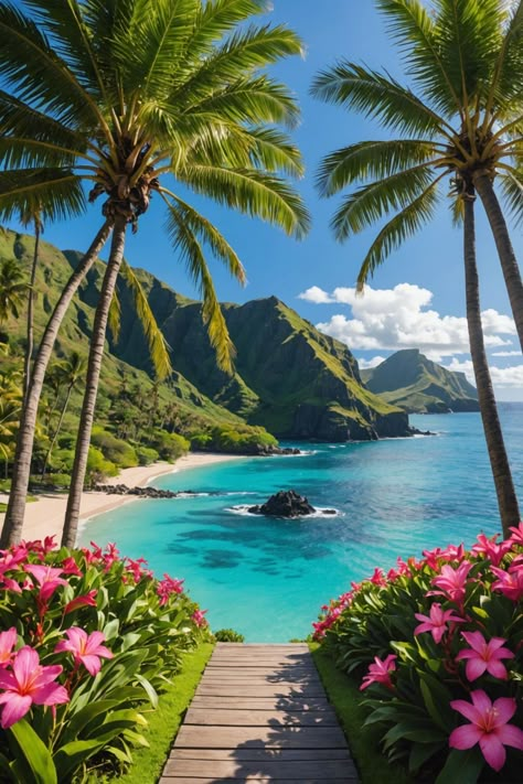 Hawaiian Wallpaper, Tropical Pictures, Hawaiian Aesthetic, Spa Retreats, Crazy Adventures, Beautiful Beach Pictures, Exotic Beaches, Breathtaking Places, Pretty Landscapes