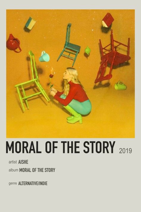 moral of the story Polaroids Aesthetic, Wanted Movie, Minimalistic Poster, Fairy Grunge Aesthetic, Moral Of The Story, Minimalist Music, Music Poster Ideas, Vintage Music Posters, Music Poster Design