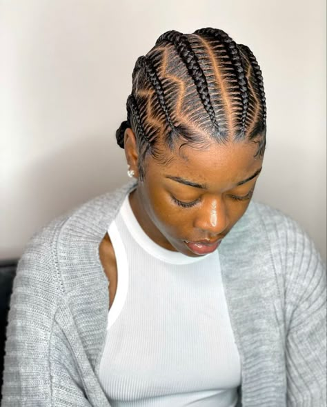 Cornrows Braids For Black Women Natural Hair, Cornrow Hairstyles For Black Women Corn Rows, Corn Row Styles Natural Hair, Latest Hair Braids Styles 2024 For Women, Cornrow Designs For Women, Corn Rows Braids Black Women, Corn Row Braids Black Women, Big Cornrow Braids, Latest Braids Hairstyles