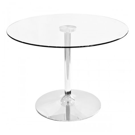 Contemporary Dining Room Tables, Modern Table And Chairs, Modern Glass Dining Table, Clear Glass Table, Retro Dining Chairs, Glass Dining Room Table, Round Glass Table, Glass Round Dining Table, Round Coffee Table Modern