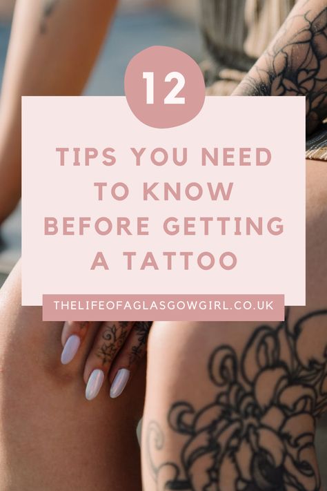 First Tattoo Placement For Women, First Tattoo Prep, Best Spot To Get A Tattoo, Tips For Getting A Tattoo, Tips Before Getting A Tattoo, What To Know Before Getting A Tattoo, Best Place To Get Tattoo For Women, Where To Get First Tattoo, Things To Know Before Getting A Tattoo