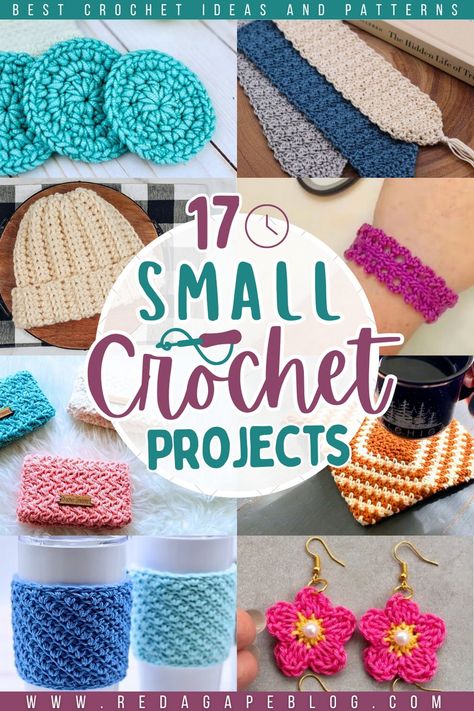 crochet small projects Double Crochet Projects Simple, Quick And Easy Crochet Tops, Useful Things To Crochet Free Patterns, Easy One Color Crochet Projects, Crochet To Sell Ideas Make Money, Top Selling Crochet Items, Small Crochet Projects For Beginners, Ideas For Keychains, Crochet Projects For Home