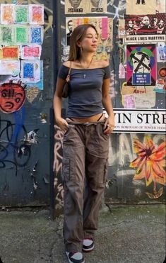 How To Have Style, 00s Mode, Y2k Summer, Y2k Outfits, Mode Inspo, Swaggy Outfits, Cool Fits, Hippie Outfits, Baggy Pants