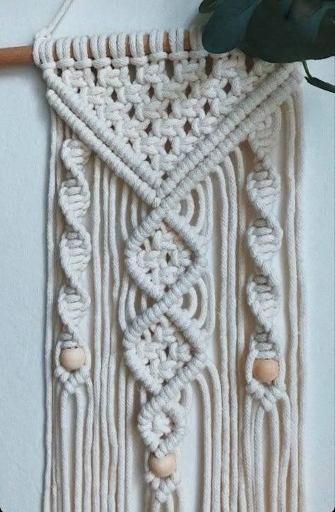 Macrame wall hanging Medium Macrame Wall Hanging Tutorial, Macrame Wall Hangings Tutorial, Macrame Wall Hanging Tutorial Free, Easy Macrame Wall Hanging Simple, Macrame Wall Pattern, Macrame Hanging Wall Decor, Free Macrame Patterns Wall Hangings Easy, Modern Macrame Diy, Macrame Panel