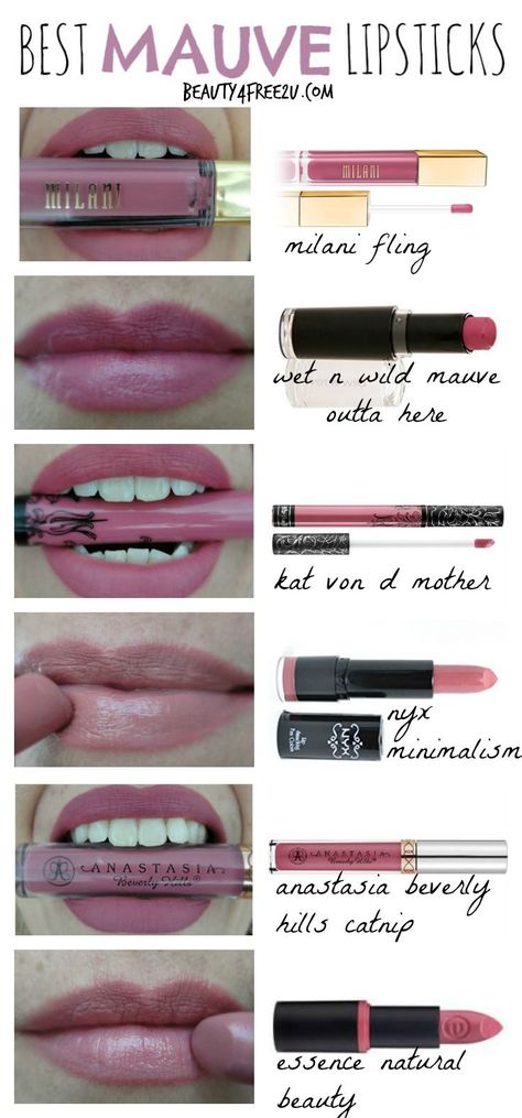 Mauve Lipstick, Ideas For Makeup, Lip Palette, Lip Swatches, Lipstick Swatches, Pink Mauve, I Love Makeup, Clean Face, Nyx Professional Makeup