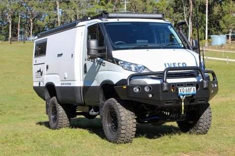 EVA launches Iveco Daily 4x4 White Rhino - Unsealed 4X4 Iveco Daily Camper, Best Off Road Vehicles, Iveco Daily 4x4, Bus Motorhome, Rc Vehicles, White Rhino, Adventure Campers, Expedition Truck, Body Control