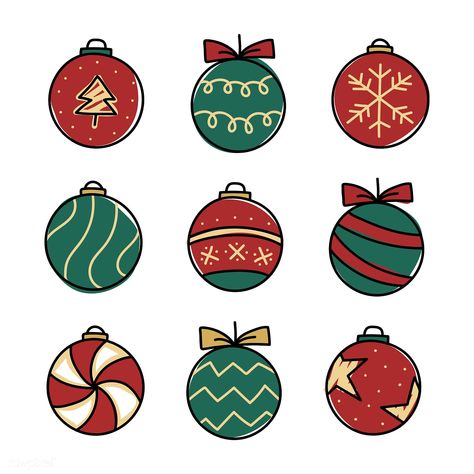 Christmas baubles drawing doodle style | free image by rawpixel.com Immagini Grinch, Xmas Drawing, Ball Drawing, Ornament Drawing, Christmas Drawings, Christmas Doodles, Doodle Style, Christmas Icons, Christmas Drawing