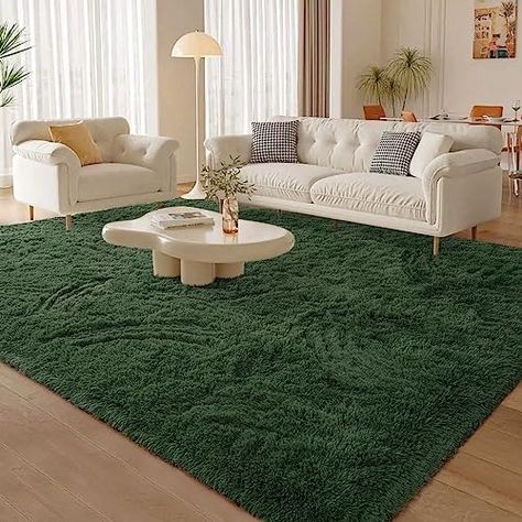 Amazon.com: Unique Loom Solid Shag Collection Area Rug (7' 1" x 10' Rectangle, Taupe) : Unique Loom: Home & Kitchen Rug Fluffy, Fuzzy Rug, Carpets For Kids, Playroom Rug, Cozy Rugs, Rugs For Bedroom, Plush Area Rugs, Fluffy Rug, Green Carpet