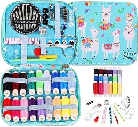 Amazon.co.uk: Sewing Kit: Home & Kitchen Sewing Kit Storage, Portable Sewing Kit, Sewing Kit Box, Basic Sewing Kit, Mini Sewing Kit, Travel Sewing Kit, Travel Sewing, Sewing Essentials, Thread Spools