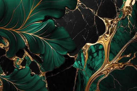 Dark Green Gold Aesthetic, Dark Green And Gold Aesthetic, Gold Black Aesthetic, Background Invitation Card, Gold Marble Background, Green And Gold Marble, Prom Aesthetic, Gold And Black Wallpaper, Background Invitation