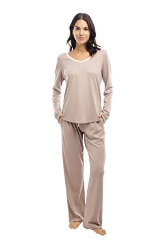 Sleepwear Women Nightwear, Ladies Sleepwear, Long Sleeve Pajamas, Cut Shirt, Women's Sleepwear, Women's Pajamas, Soft Pajamas, Dress The Population, Loungewear Sets