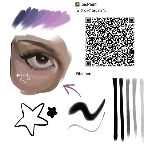 Ibispaint Paint Brush Qr Code, Brushes For Sketching Ibis Paint, Best Brushes In Ibis Paint, Sketch Brush For Ibispaint, Ibis Brush Sketch, Ibis Coloring Brush, Sketch Ibis Paint Brush, Paint Ibis Paint Brush, Sketch Brushes Ibispaint