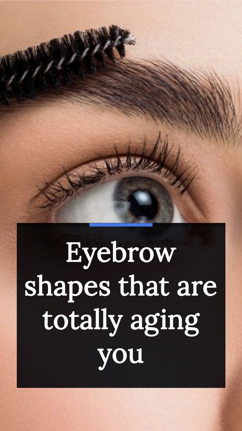 Celebrity brow artist Joey Healy explained the reality of brows and aging, "Naturally, as you age, your brows generally get a little patchier. Also, the tail tends to drop, which can pull down the eye and make it look droopy." Thankfully, between growth serums, makeup designed specifically for brows, and expert shaping tips, we can recapture the bushy brows of our past. The first step on the journey to perfect brows is knowing what not to do — these are the eyebrow shapes you want to avoid. French Eyebrows, Best Brow Shape For Your Face, Trending Eyebrow Shape, Trending Eyebrows, Eyebrow Shaping For Thinning Brows, Beautiful Eyebrows Natural, Great Eyebrows, Natural Brows Shape, Eyes Brows Shaping