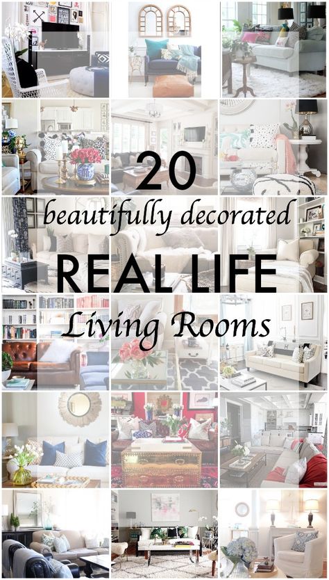 Best of HWH 2015 | Home Decor Modest Living Room Ideas, Real Homes Interiors Living Rooms, Real Living Room Pictures, Pictures Of Living Rooms Interiors, Beautiful Decorated Homes, Southern Living Decor Interiors, Traditional Decorating Ideas Living Room, Real Life Living Room Pictures, Pictures Of Living Rooms