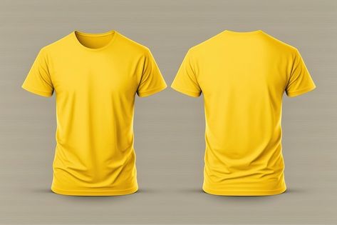 Mockup Camisa, Dark Background Wallpaper, Happy Birthday Design, T Shirt Design Template, Radha Krishna Wallpaper, Photo To Cartoon, Yellow Shirt, Orange T Shirts, Yellow T Shirt