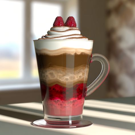 A decadent, homemade version of Starbucks' beloved Chocolate Raspberry Latte Raspberry Latte, Coffee Creme Brulee, Popcorn Dessert, Espresso Dessert, Creme Brulee Desserts, Starbucks Hot Chocolate, Flan Dessert, Raspberry Coffee, Hot Desserts