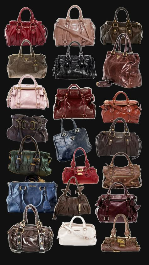 Best Coach Bags, Trendy Collage, Vintage Prada Bag, Fashion Thrift, Wallpaper Widget, 00s Mode, Music House, Prada Vintage, Vintage Designer Bags