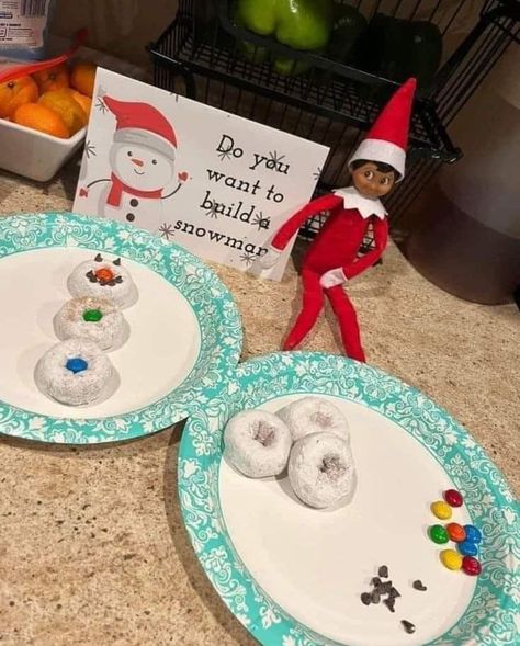 Elf Of The Shelf Return Ideas, Elf In The Shelf For Toddlers, Elf On The Shelf Ideas Little Kids, Elf Has N The Shelf Ideas, Elf On The Shelf Ideas For 3 Yo, Toddler Elf On The Shelf Ideas Simple, Elf On Shelf Baby Ideas, Elf On The Shelf Nice Ideas, Elf I Am Back Ideas