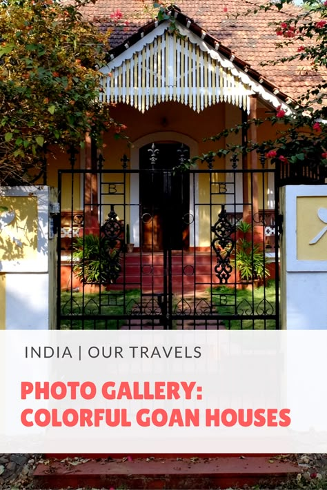 Photo Gallery - Colorful Goan Houses Goan Windows, Goa Inspiration, Goa Architecture, Goan Architecture, Entrance Roof, Goan Houses, Architecture Paintings, Indian Houses, Car Porch