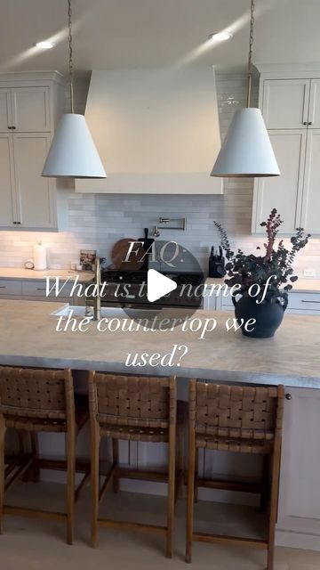 Natalia | Custom Home Build Design Inspo+Luxury Dupes for Less on Instagram: "So many of you have complimented and asked details about our countertops. We went with Leathered TajMahal Quartzite and absolutely love them 🤍  What if I told you, you can still get the best of Marble, Quartz and Granite countertops with a Quartzite countertop?  Yes, it’s more expensive and requires annual sealing. Here are the things  we considered when selecting quartzite over other countertop materials —> ✨Durability:  Quartzite is incredibly durable and can withstand the rigors of daily kitchen use without chipping or cracking. It is even harder than granite making it less porous and less prone to scratches, staining and damage.  ✨Heat Resistance:  Quartzite is highly heat-resistant, making it a suitable cho Green Quartzite Countertops Kitchen, Pietra Cardosa Countertop, Zermatt Quartzite Countertops, Leather Taj Mahal Quartzite, Quartz Countertops That Look Like Marble, Le Blanc Quartzite, Tan Mahal Quartzite, Taj Mahal Quartzite Countertops Kitchen, Tan Mahal Quartzite Kitchen