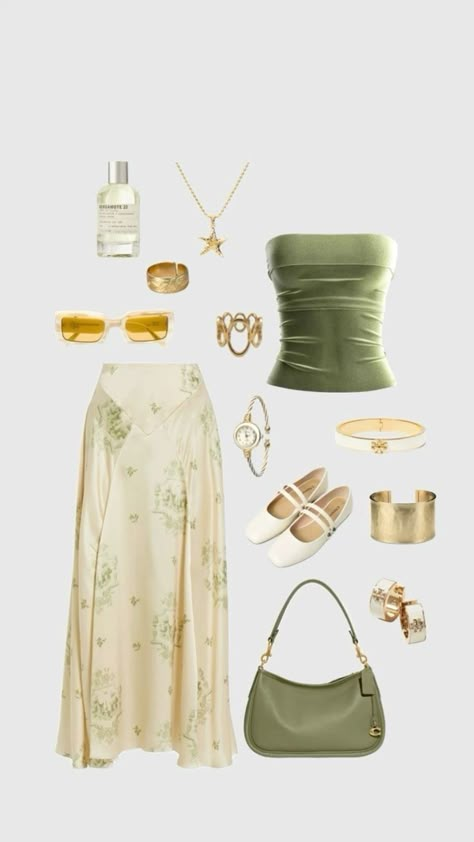 Earthy Outfits, Looks Chic, Mode Inspo, Fancy Outfits, Summer Fashion Outfits, Mode Vintage, Girly Outfits, Looks Style, Mode Inspiration