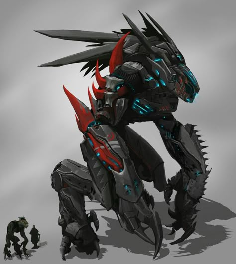 Possible study for Kalasag Robot Animal, Mech Robot, Mech Suit, Cool Robots, Arte Robot, Titanfall, 다크 판타지, Alien Concept Art, Power Armor