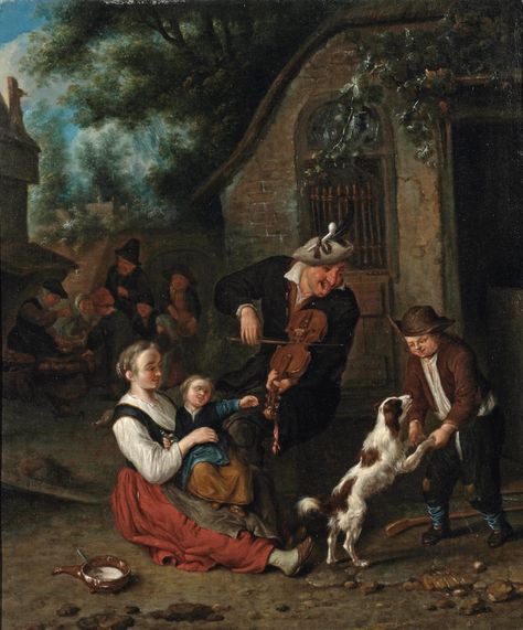 Paintings Old 18th Century, Oil Painting 18th Century, 16th Century Paintings, European Paintings 18th Century, 18th Century Ireland, 17th Century Paintings, Dutch Golden Age Painting, Violin Players, 16th Century Art