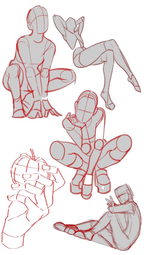 How To Draw Four Arms, Skeleton 3/4 View, Perspective Art Reference Pose, 3 Artists 3 Bases, Art Full Body Reference, Body Frame Drawing, Character Design References Pose Anatomy, Digitigrade Poses, Human Pose Drawing