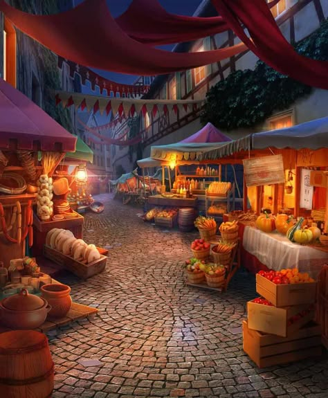 Dnd Backgrounds, Fantasy Village, Medieval Market, Europa Park, Fantasy Shop, Fantasy Town, King King, Fantasy City, Fantasy Setting