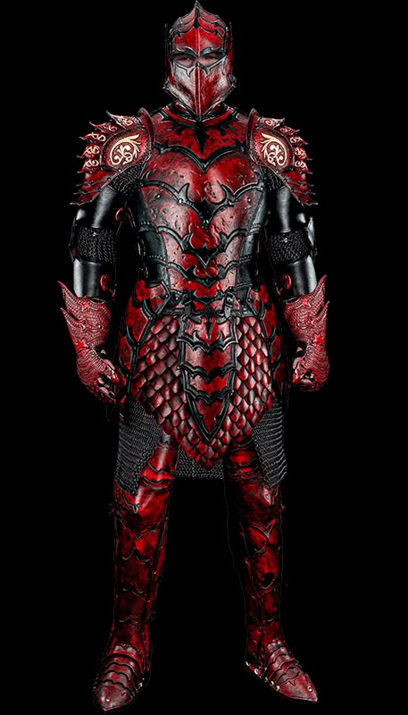 Suit Of Armor Fantasy, Dragon Armor Design, Fantasy Armor Concept Art, Armor Design Fantasy, Fantasy Armor Male, Homemade Armor, Targaryen Armor, Quilted Armor, Dungeons Master