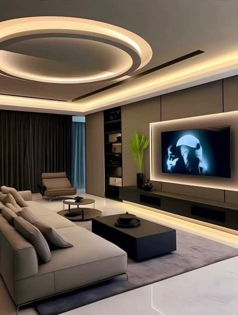 Latest Living Room Designs, Pop Ceiling Design, Home Hall Design, Interior Design Your Home, Living Room Design Decor, Home Design Living Room, Dream House Interior, Design Your Home, A Living Room