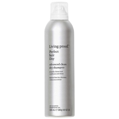 Perfect hair Day (PhD) Advanced Clean Dry Shampoo - Living Proof | Sephora Clean Dry Shampoo, Curly Hair Frizz, Exfoliate Scalp, Scalp Hair Growth, Hair Clean, Beauty Gift Card, Ren Clean Skincare, Hair Dry, Hair Frizz