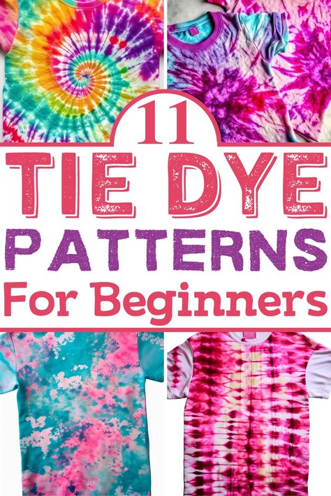 11 Tie Dye Patterns And Folding techniques For Beginners Tie Dye Methods, How To Tie Dye With Bleach, Tiedye Tshirt Patterns Diy, Tie Dye Sheets Diy Patterns, Tye Dye Patterns Diy Easy, Tye Dye Patterns How To Fold, Tiedye Tshirt Patterns How To, How To Tie Dye Shirts Step By Step, Tie Dye Folding Techniques Step By Step