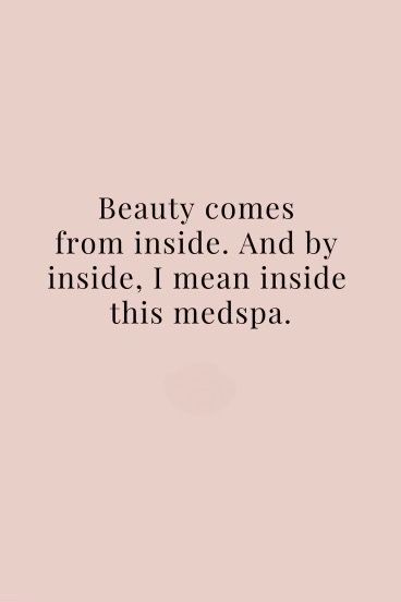 Friday Spa Quotes, Esthetician Announcement, Med Spa Instagram Story Ideas, Medspa Post Ideas, Esthetician Quotes Business, Aesthetic Nurse Injector Quotes, Funny Botox Sayings, Med Spa Post Ideas, Medspa Posts