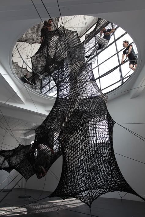 numen-for-use-tube-innsbruck-austria-designboom-07 Hammock Loft, Appartment Decor, Interactive Installation, Installation Design, Innsbruck, Sculpture Installation, Land Art, Public Art, Architecture Model