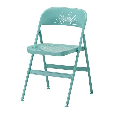 FRODE Folding chair Turquoise IKEA