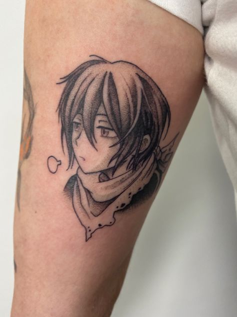 Noragami Tattoo Ideas, Dragon Tattoo Anime, Noragami Tattoo, Subtle Anime Tattoos, Anime Tattoo Ideas, Black Dragon Tattoo, Yato Noragami, Tattoo Anime, Anime Tattoo