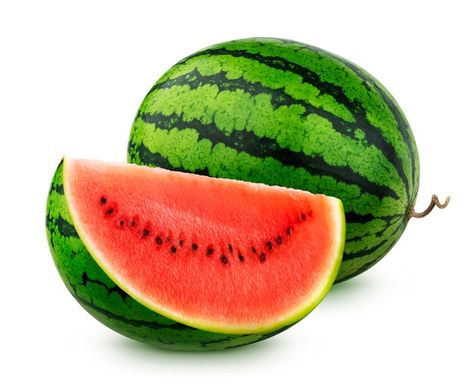 Watermelon isolated on a white backgroun... | Premium Photo #Freepik #photo #food #green #nature #red Watermelon Reference Photo, Watermelon Reference, Watermelon Image, Watermelon Picture, Watermelon Photography, Grow Foods, Fruits Pictures, Growing Watermelon, Watermelon Photo