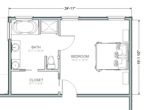 7 Inspiring Master Bedroom Plans with Bath and Walk in Closet for Your Next Project – AprylAnn Fern Valley, Master Suite Layout, Master Suite Floor Plan, Master Bath Layout, Master Addition, Small Master Bath, Master Suite Addition, Closet Planning, Bedroom Addition