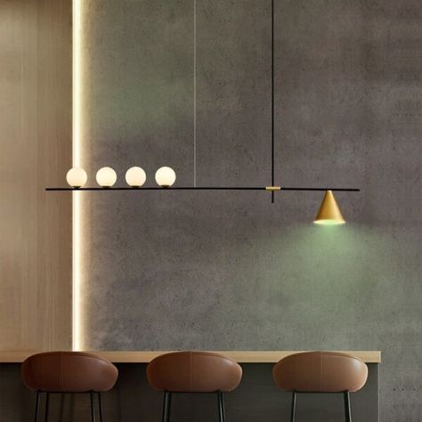 Modern Dining Room Lighting, Light For Dining Room, Modern Led Lighting, Black Lampshade, Chandelier Pendant, Kitchen Lighting Fixtures, Contemporary Living Spaces, Dining Room Chandelier, Modern Light Fixtures