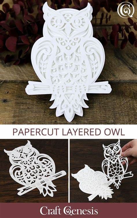 Free 3d Svg, 3d Svg Files, Idee Cricut, 3d Craft, Owl Crafts, 3d Svg, Cricut Projects Beginner, 3d Paper Crafts, Cricut Free