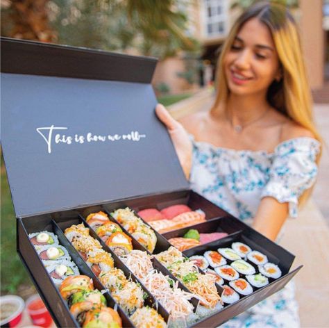 Customized Printing High Quality Food Grade Disposable Paper Sushi Box Sushi Take Out, Salad Box, Pallet Display, Medicine Packaging, Blister Packaging, Sushi Platter, Cupcake Boxes, Plastic Trays, Snack Box