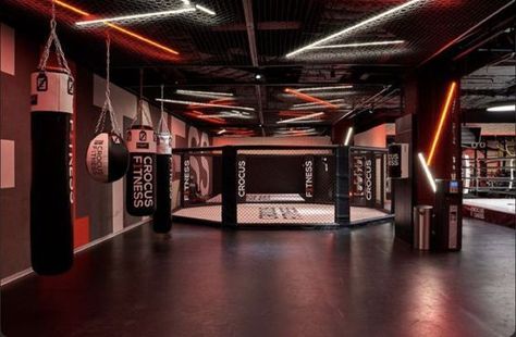 Dojo Design, Commercial Gym Design, Gym Design Interior, Dream Gym, Mma Gym, Gym Interior, Boxing Club, Boxing Gym, Home Gym Design