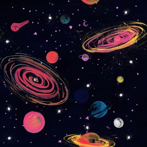 pinterest: aestheticmaybe Planets And Stars, The Night Sky, Outer Space, Solar System, Phone Backgrounds, Iphone Wallpapers, Night Sky, Astronomy, Phone Wallpapers