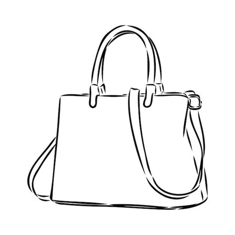 Sketches of bags vector fashion illustra... | Premium Vector #Freepik #vector #sketch #hand-drawing #hand-line #doodle Hand Bags For Women Illustration, Designer Bag Drawing, Hand Bag Sketch, Purse Drawing Easy, Hand Bag Drawing Sketch, Hand Bag Drawing, Bag Illustration Sketch, Bag Drawing Sketch, Hand Bag Illustration